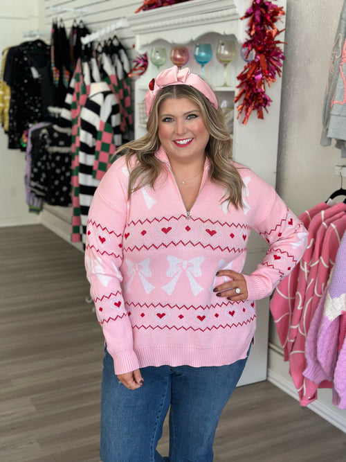 Ribbons and Bows Pullover