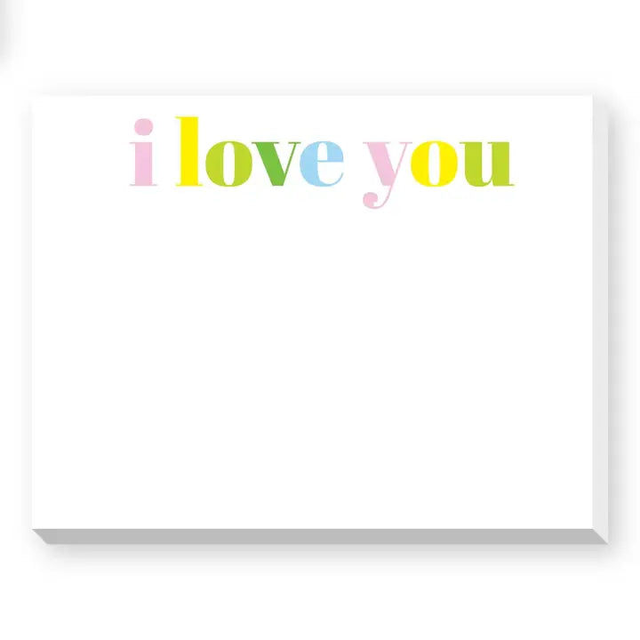 I Love You Dittie Notepad