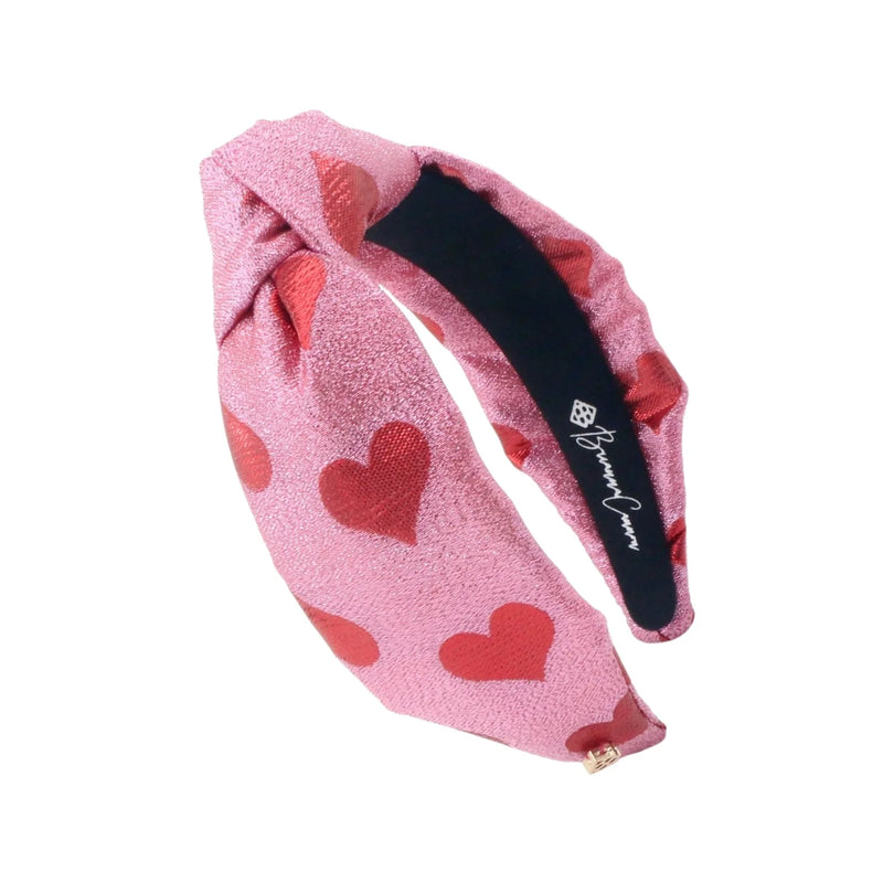 Pink & Red Hearts Shimmer Headband