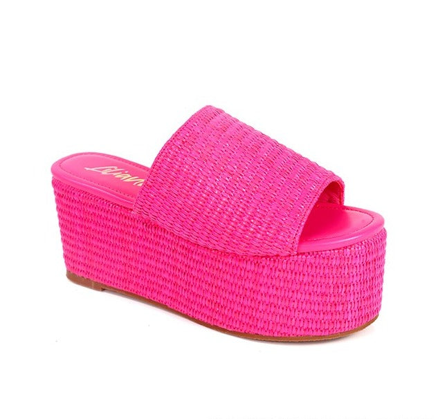 Perfect & Pink Platform Sandals