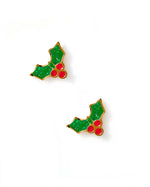 Holly Screwback Studs