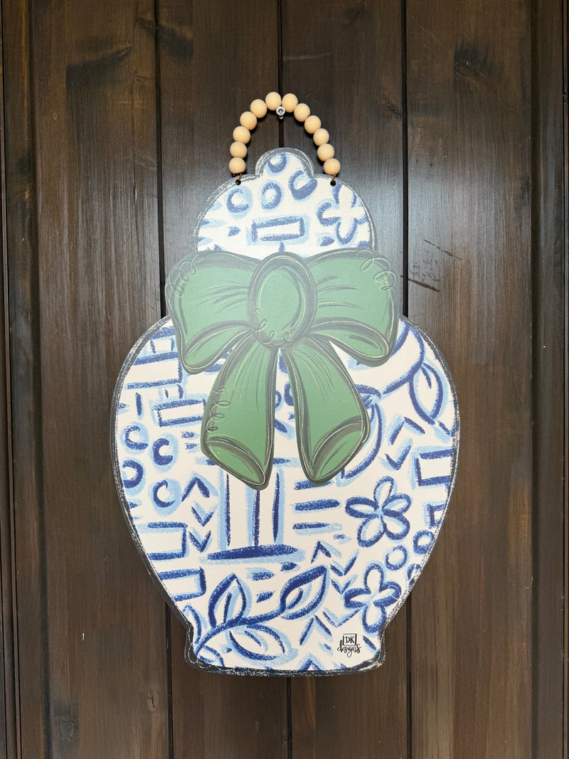Chinoiserie Jar Door Hanger