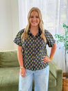 Ditzy Fall Floral Top