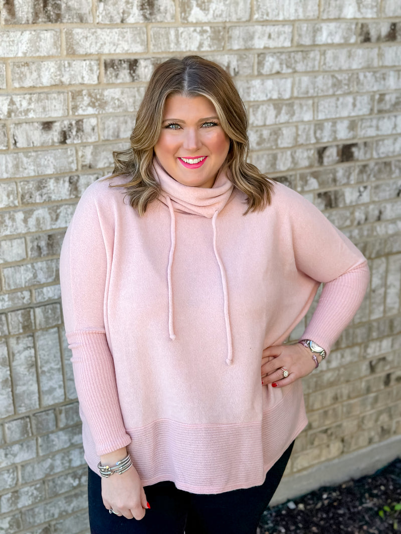 Comfy Day Sweater - Dusty Pink