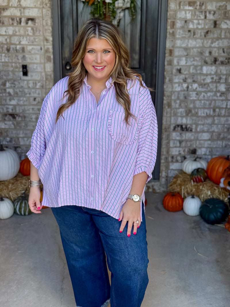 Girly Stripe Top