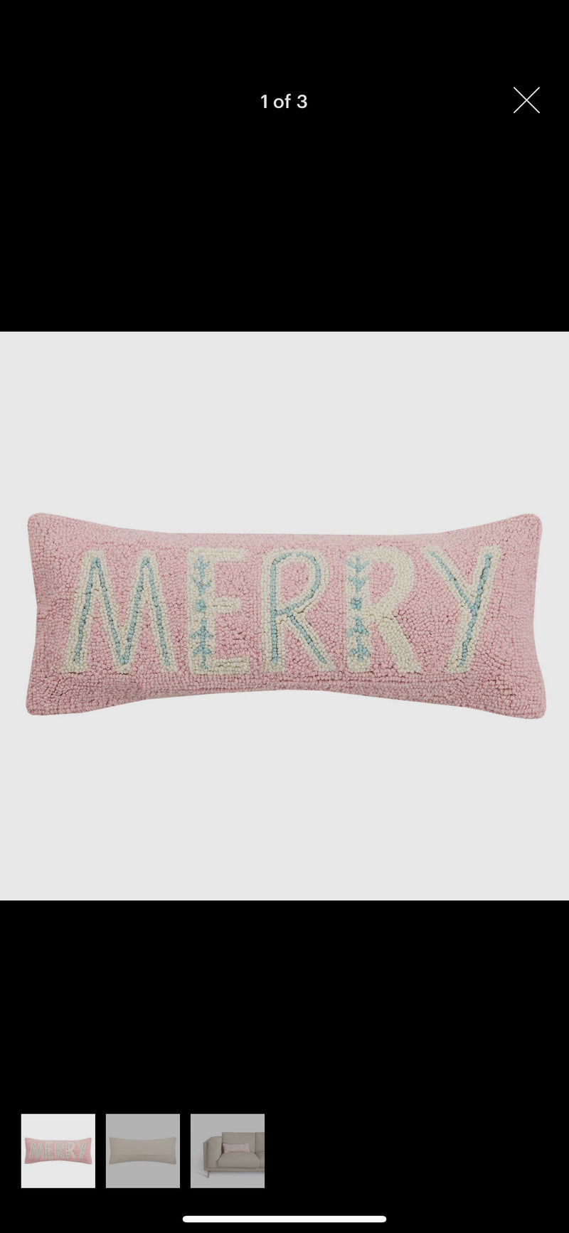 Merry Lumbar Pillow
