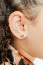 Holly Screwback Studs