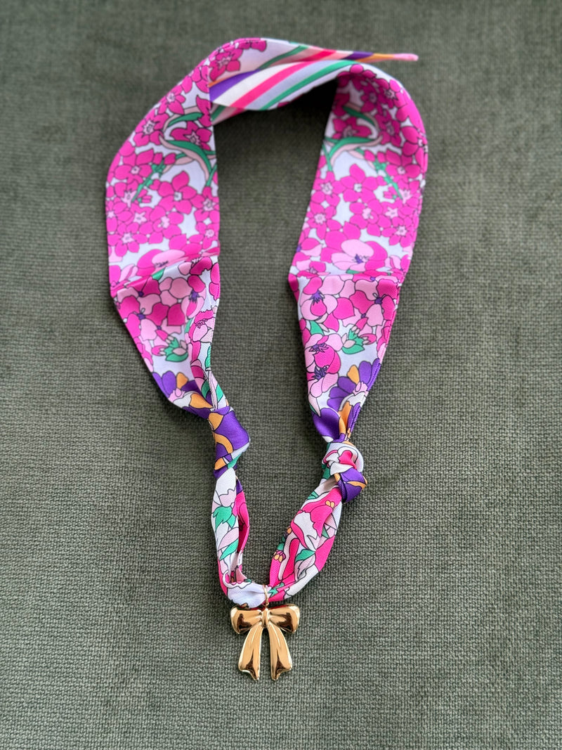 Nanny Necklace - Pink Bow