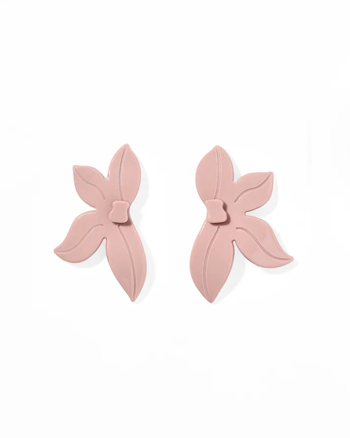Fern Earrings - Vintage Rose