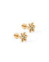 Snowflake Screwback Studs