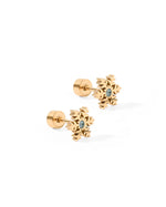 Snowflake Screwback Studs