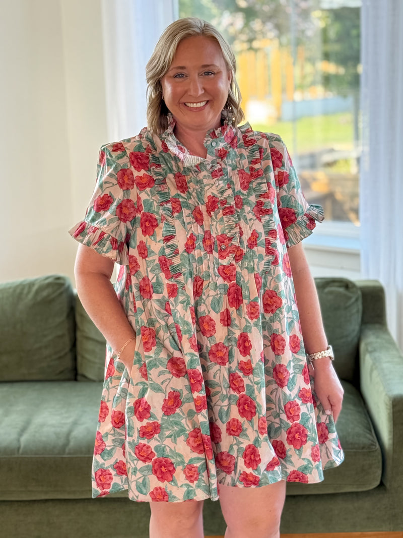 Daphne Dress - Rose