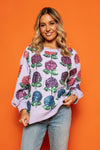 Lavender Hydrangea Seeatshirt