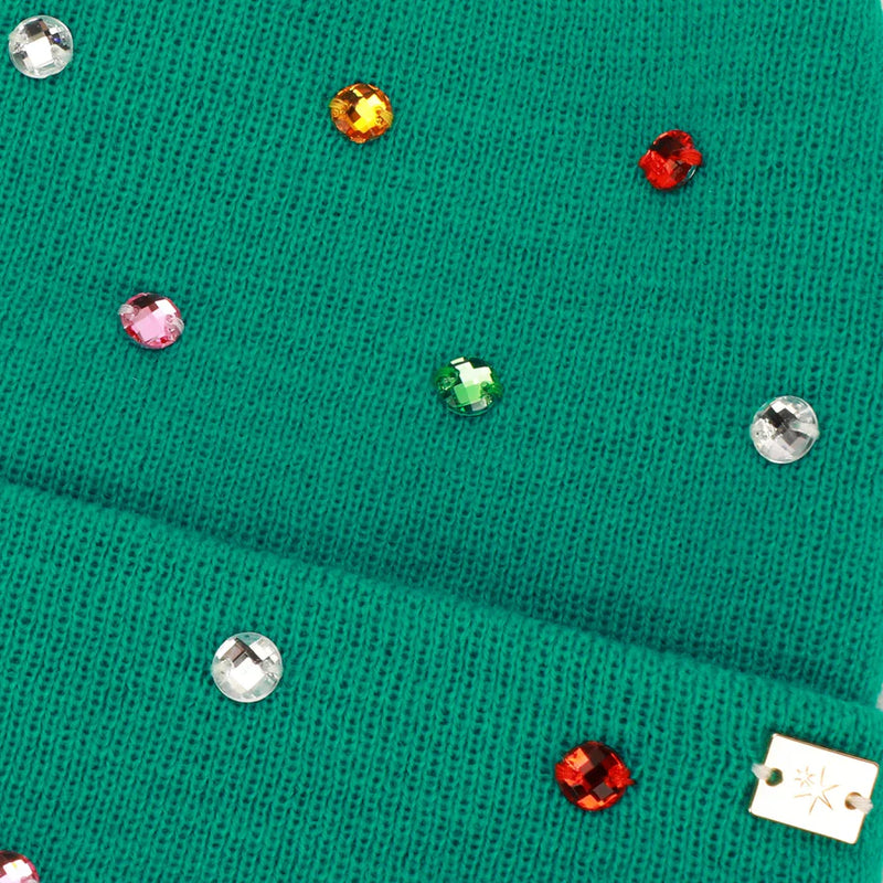 Decked in Emerald Beanie and Mittens Set