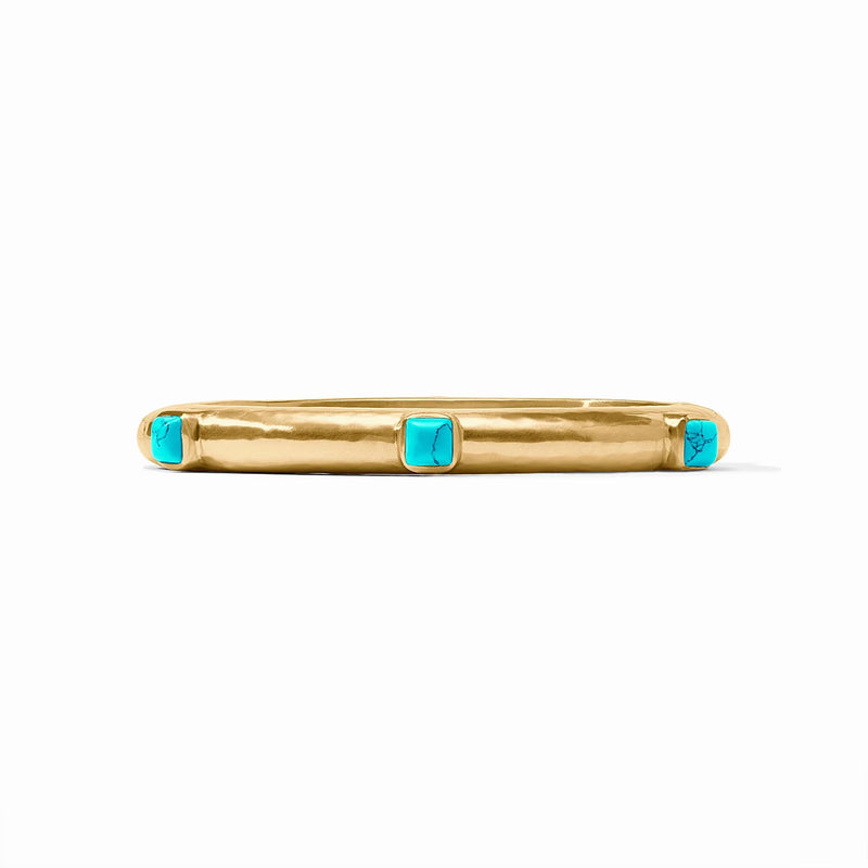 Catalina Hinge Bangle - Turquoise