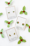 Holly Screwback Studs