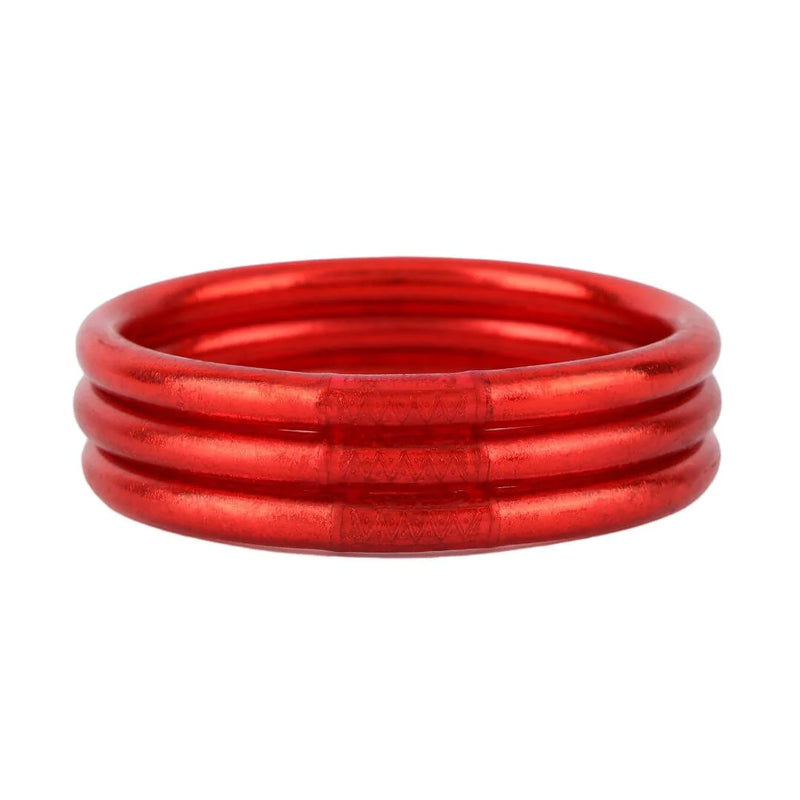 BuDha Girl Bracelets - Crimson All-Weather Bangles