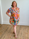 Tropical Island Peter Pan Dress