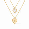 Heart Duo Delicate Necklace