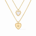 Heart Duo Delicate Necklace