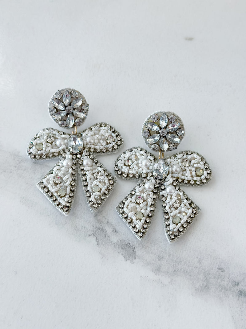 Glitzy Bow Earring