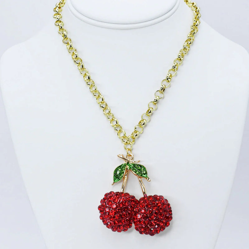 Red Cherry Luxe Necklace