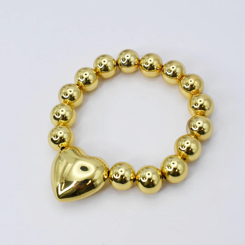 Gold Heart Bracelet