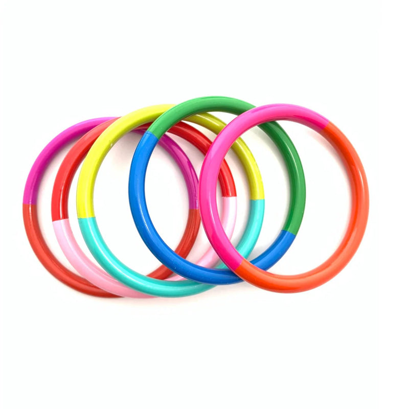 Accessory Jane - Color Block Bangle Set
