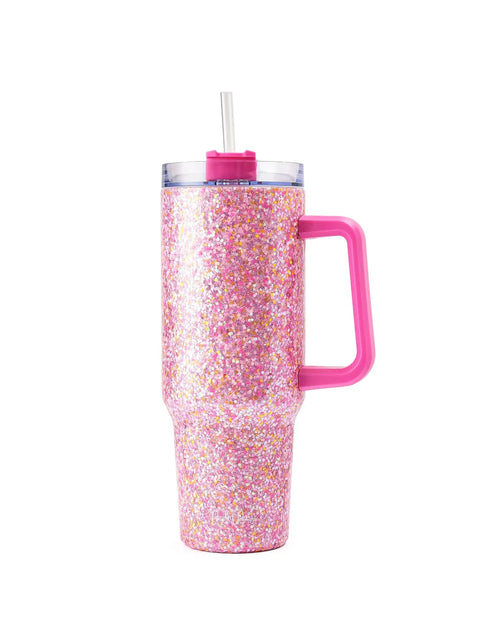 Pink Confetti Tumbler