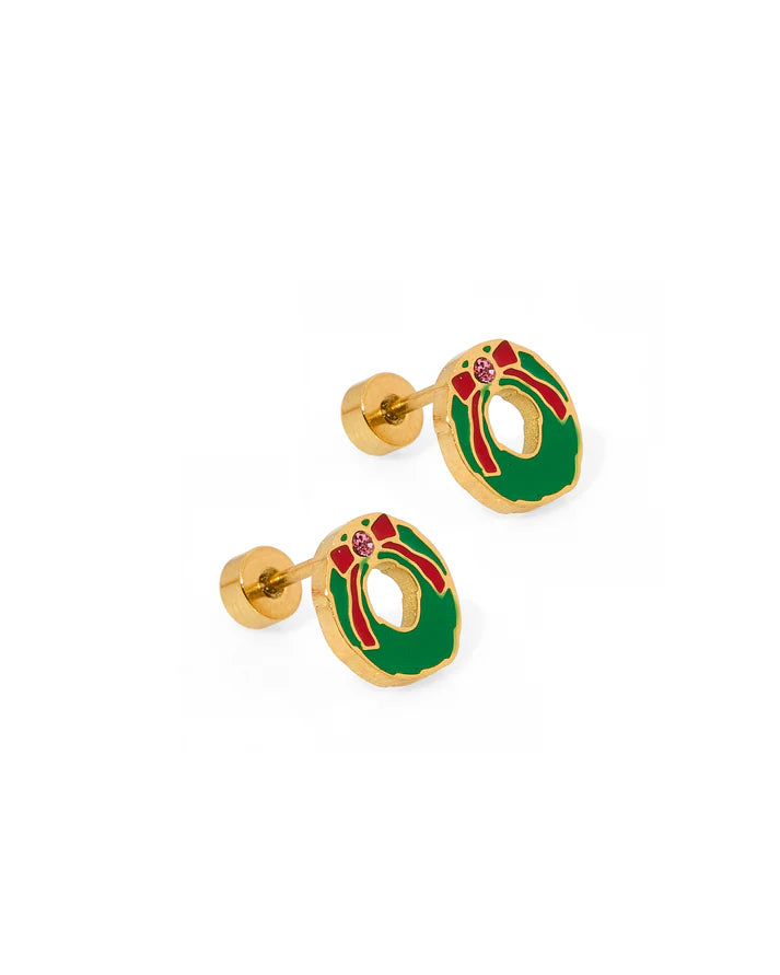 Wreath Screwback Studs
