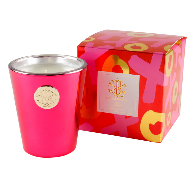 Rose Designer Box Candle