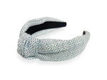 Light Blue Jute Headband