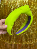 Malibu Headband - Neon Yellow