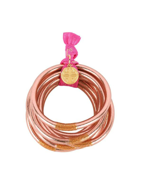 BuDha Girl Bracelets - Rose Gold All-Weather Bangles