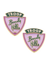 Troop Beverly Hills Enamel Earrings