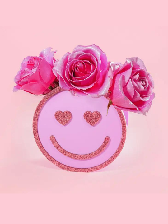 Bubblegum Heart Eye Happy Vase