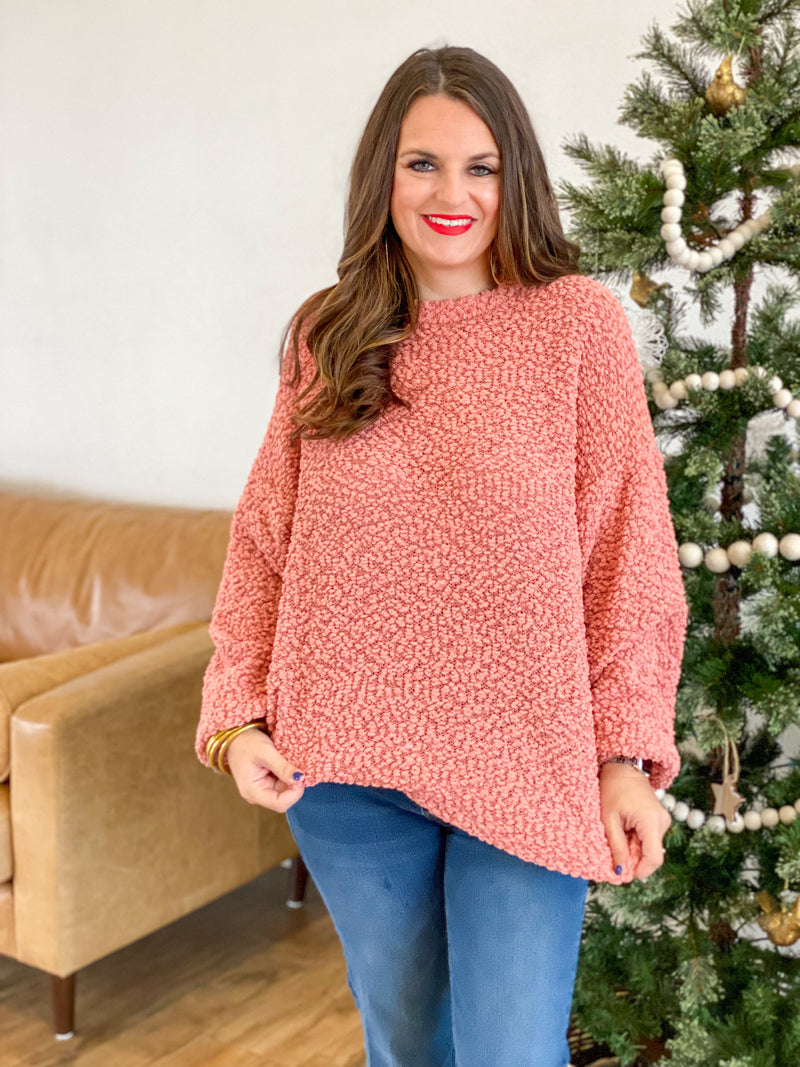 Emmy Sweater - Coral